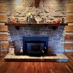 mid valley chimney wood burning fireplace insert